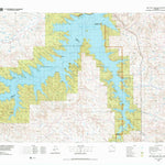 United States Geological Survey Fort Peck Lake East, MT (1978, 100000-Scale) digital map