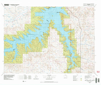 United States Geological Survey Fort Peck Lake East, MT (1978, 100000-Scale) digital map