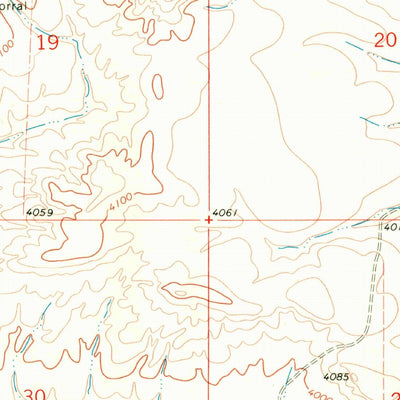 United States Geological Survey Fort Piegan, MT (1968, 24000-Scale) digital map