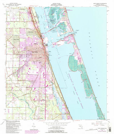 United States Geological Survey Fort Pierce, FL (1949, 24000-Scale) digital map