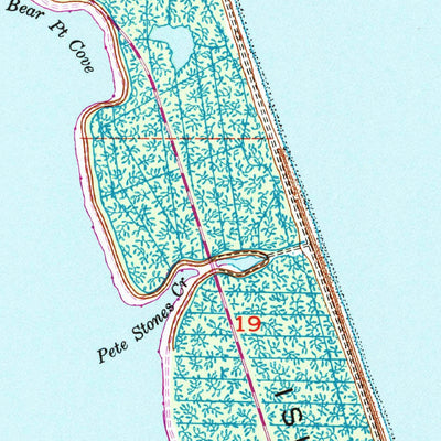United States Geological Survey Fort Pierce, FL (1949, 24000-Scale) digital map