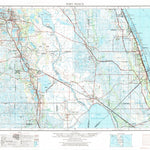 United States Geological Survey Fort Pierce, FL (1956, 250000-Scale) digital map