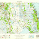 United States Geological Survey Fort Pierce, FL (1959, 250000-Scale) digital map
