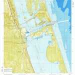 United States Geological Survey Fort Pierce, FL (1972, 10000-Scale) digital map