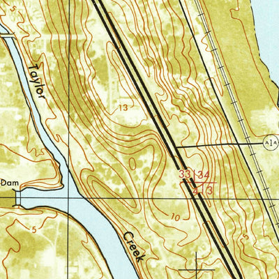 United States Geological Survey Fort Pierce, FL (1972, 10000-Scale) digital map