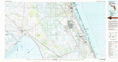 United States Geological Survey Fort Pierce, FL (1981, 100000-Scale) digital map