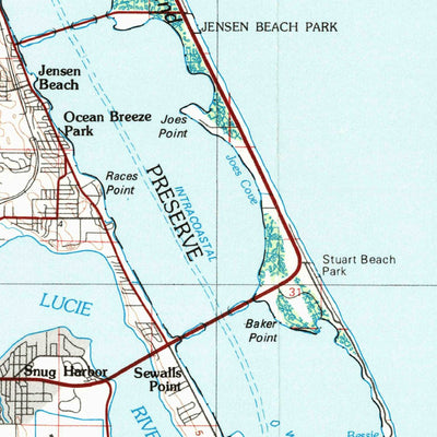 United States Geological Survey Fort Pierce, FL (1981, 100000-Scale) digital map