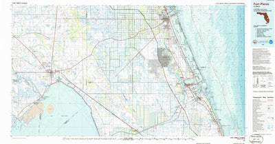 United States Geological Survey Fort Pierce, FL (1986, 100000-Scale) digital map