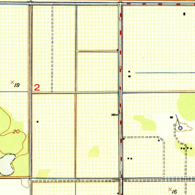 United States Geological Survey Fort Pierce NW, FL (1950, 24000-Scale) digital map