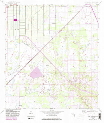 United States Geological Survey Fort Pierce SW, FL (1953, 24000-Scale) digital map