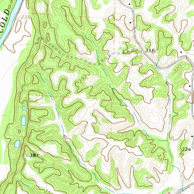 United States Geological Survey Fort Pillow, TN (1972, 24000-Scale) digital map