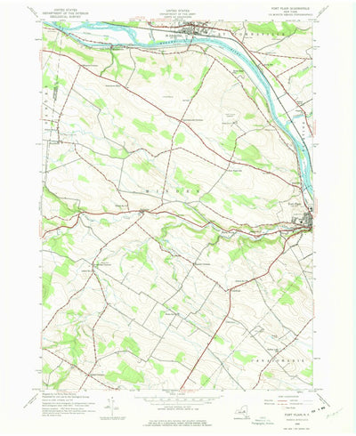 United States Geological Survey Fort Plain, NY (1944, 24000-Scale) digital map