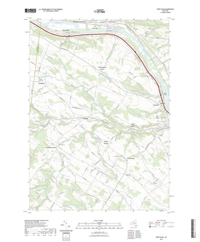 United States Geological Survey Fort Plain, NY (2023, 24000-Scale) digital map
