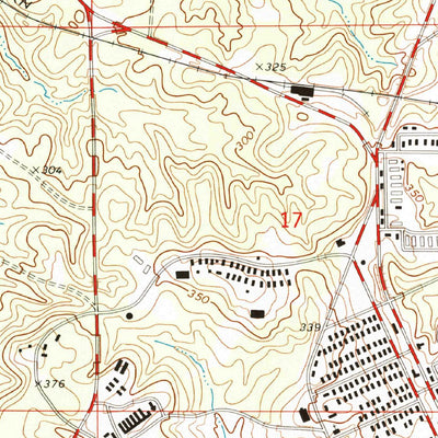 United States Geological Survey Fort Polk, LA (1974, 24000-Scale) digital map