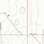 United States Geological Survey Fort Ranch, NM (1973, 24000-Scale) digital map