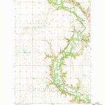 United States Geological Survey Fort Ransom, ND (1967, 24000-Scale) digital map