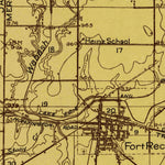 United States Geological Survey Fort Recovery, OH-IN (1915, 48000-Scale) digital map