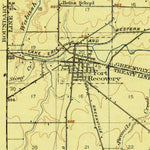United States Geological Survey Fort Recovery, OH-IN (1918, 62500-Scale) digital map