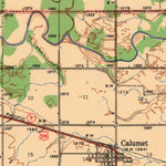 United States Geological Survey Fort Reno, OK (1942, 62500-Scale) digital map