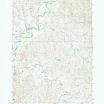 United States Geological Survey Fort Reno, WY (1953, 24000-Scale) digital map