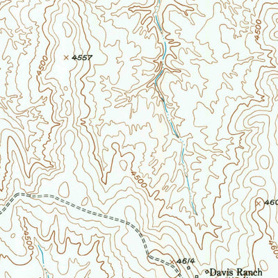 United States Geological Survey Fort Reno, WY (1953, 24000-Scale) digital map