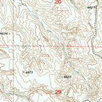 United States Geological Survey Fort Reno, WY (1953, 24000-Scale) digital map