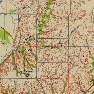 United States Geological Survey Fort Riley, KS (1947, 62500-Scale) digital map