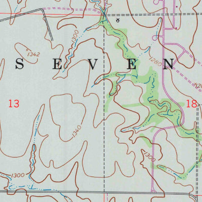 United States Geological Survey Fort Riley NE, KS (1955, 24000-Scale) digital map