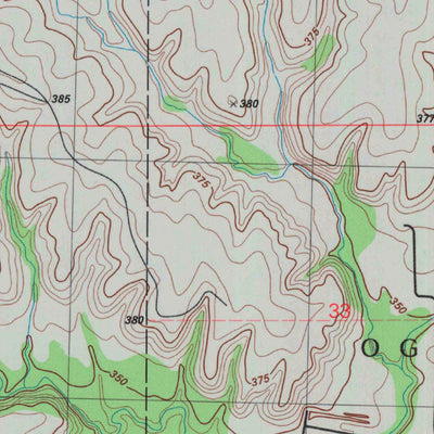United States Geological Survey Fort Riley NE, KS (1982, 24000-Scale) digital map