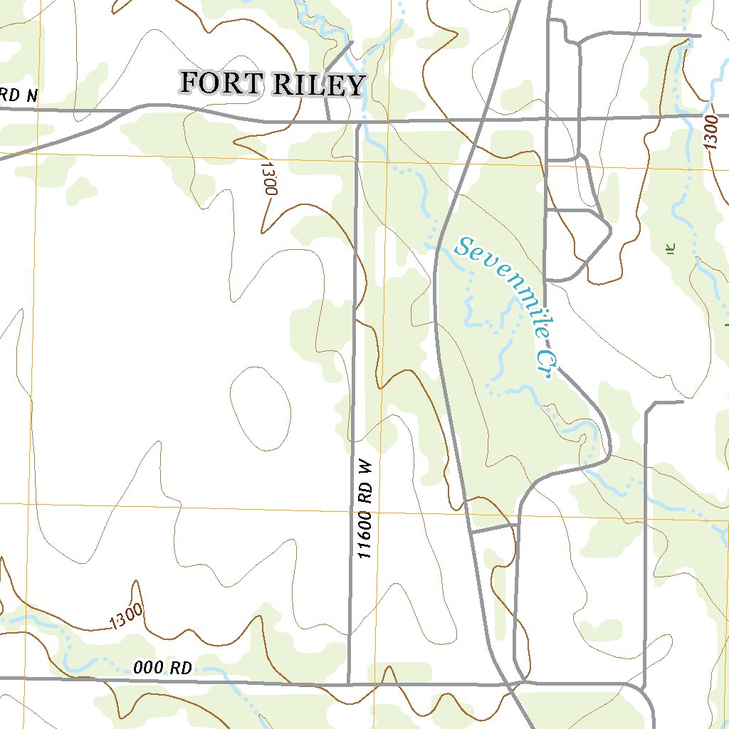 Fort Riley NE, KS (2022, 24000-Scale) Map by United States Geological ...
