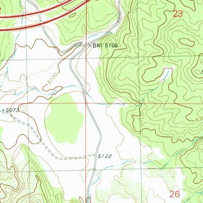 United States Geological Survey Fort Rock Ranch, AZ (1980, 24000-Scale) digital map