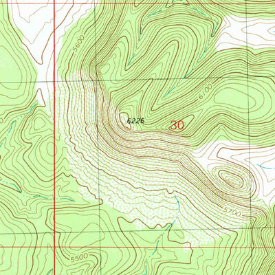 United States Geological Survey Fort Rock Ranch, AZ (1980, 24000-Scale) digital map