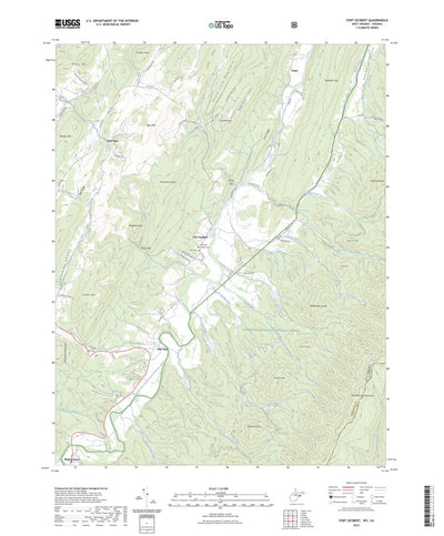 United States Geological Survey Fort Seybert, WV (2023, 24000-Scale) digital map
