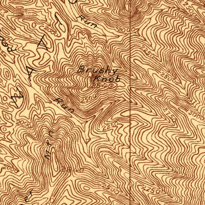 United States Geological Survey Fort Seybert, WV-VA (1922, 48000-Scale) digital map