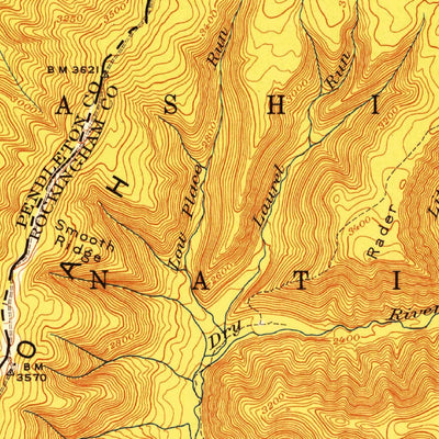 United States Geological Survey Fort Seybert, WV-VA (1951, 62500-Scale) digital map