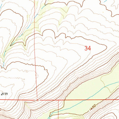 United States Geological Survey Fort Simcoe, WA (1958, 24000-Scale) digital map