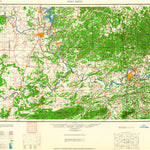 United States Geological Survey Fort Smith, OK-AR (1965, 250000-Scale) digital map