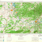 United States Geological Survey Fort Smith, OK-AR (1967, 250000-Scale) digital map