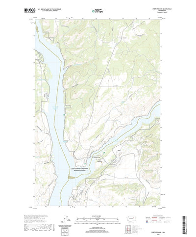 United States Geological Survey Fort Spokane, WA (2020, 24000-Scale) digital map