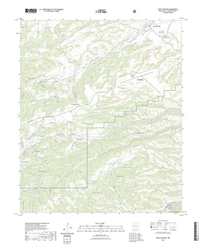 United States Geological Survey Fort Stanton, NM (2023, 24000-Scale) digital map