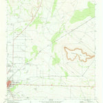 United States Geological Survey Fort Stockton East, TX (1970, 24000-Scale) digital map
