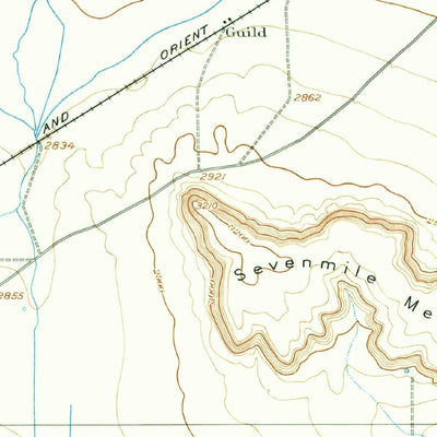 United States Geological Survey Fort Stockton, TX (1921, 62500-Scale) digital map