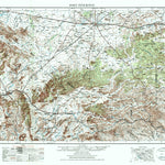 United States Geological Survey Fort Stockton, TX (1954, 250000-Scale) digital map