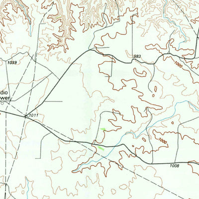 United States Geological Survey Fort Stockton, TX (1985, 100000-Scale) digital map