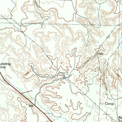 United States Geological Survey Fort Stockton, TX (1985, 100000-Scale) digital map