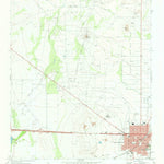 United States Geological Survey Fort Stockton West, TX (1970, 24000-Scale) digital map
