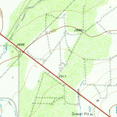 United States Geological Survey Fort Stockton West, TX (1970, 24000-Scale) digital map