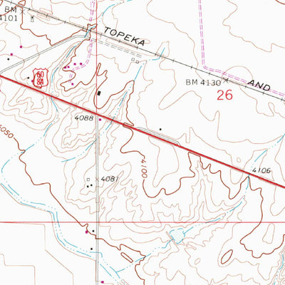 United States Geological Survey Fort Sumner East, NM (1968, 24000-Scale) digital map