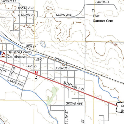 United States Geological Survey Fort Sumner East, NM (2023, 24000-Scale) digital map