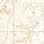United States Geological Survey Fort Supply NE, OK (1971, 24000-Scale) digital map